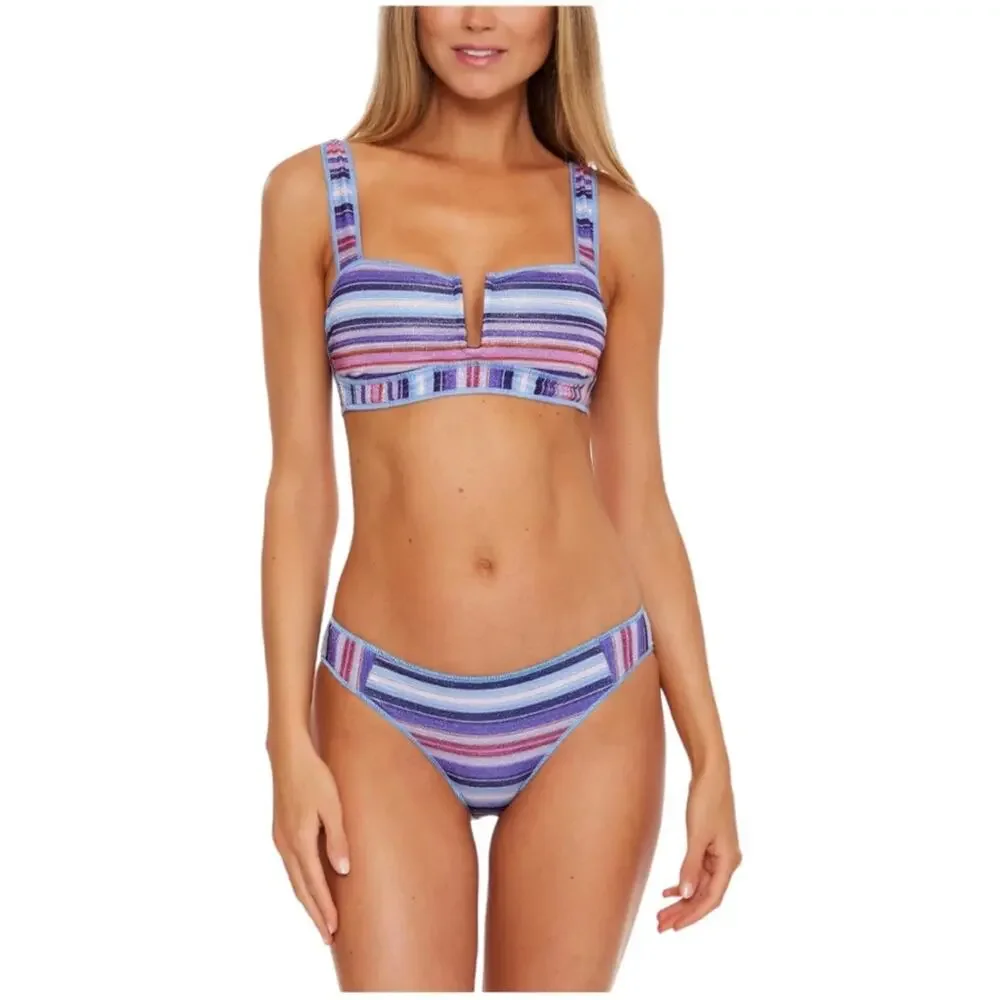 Becca South Coast Bandeau Bikini Top D-cup NWOT - Picture 2 of 7